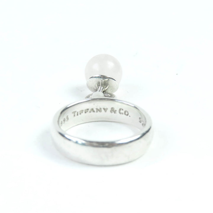 美品◇TIFFANY&amp;Co. ティファニー ボールダンクルリング SV925 クォーツ リング・指輪 シルバー 日本サイズ9号相当 箱・保存袋付 重量5.3g