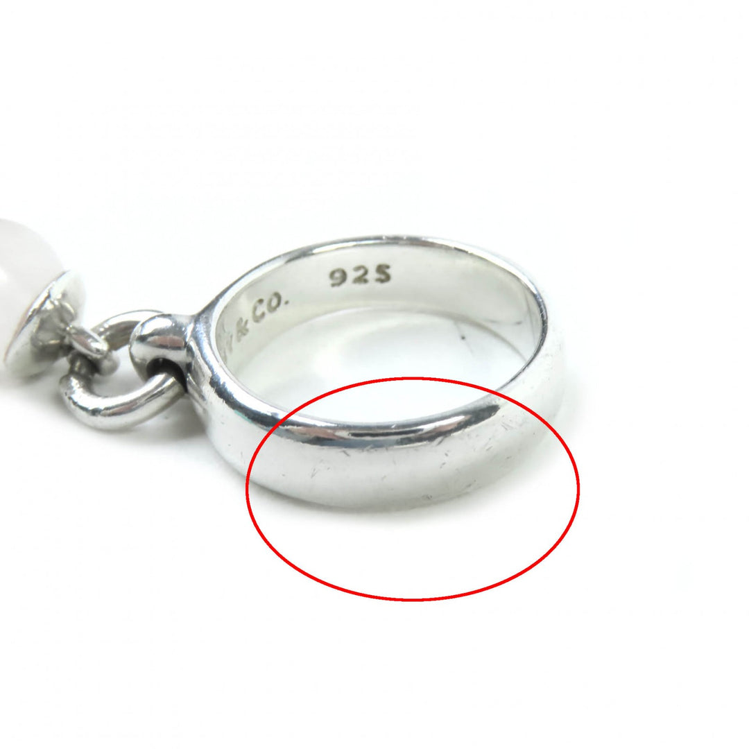 美品◇TIFFANY&amp;Co. ティファニー ボールダンクルリング SV925 クォーツ リング・指輪 シルバー 日本サイズ9号相当 箱・保存袋付 重量5.3g