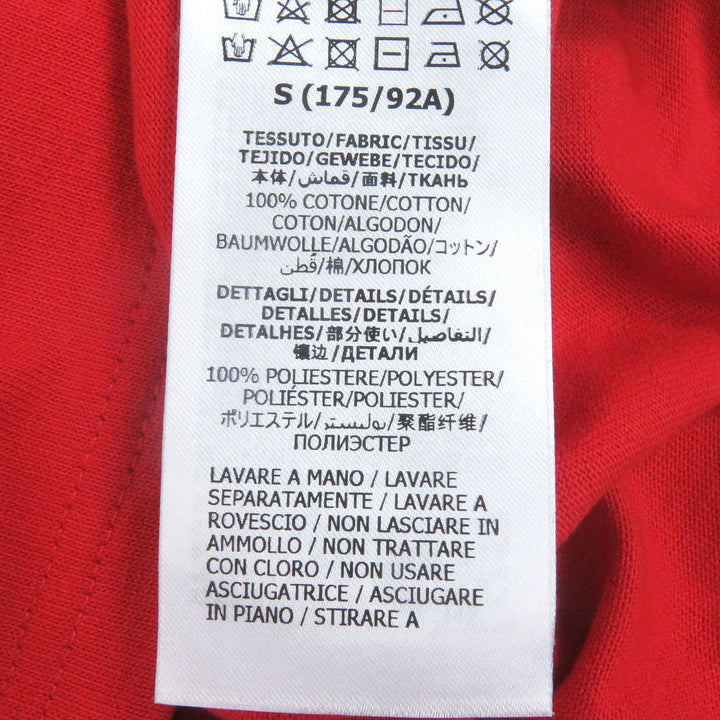 未使用品□GUCCI グッチ 100周年記念 22SS 655459 コットン100％ ロゴプリント カットソー 半袖Ｔシャツ レッド S イタリア製 正規品
