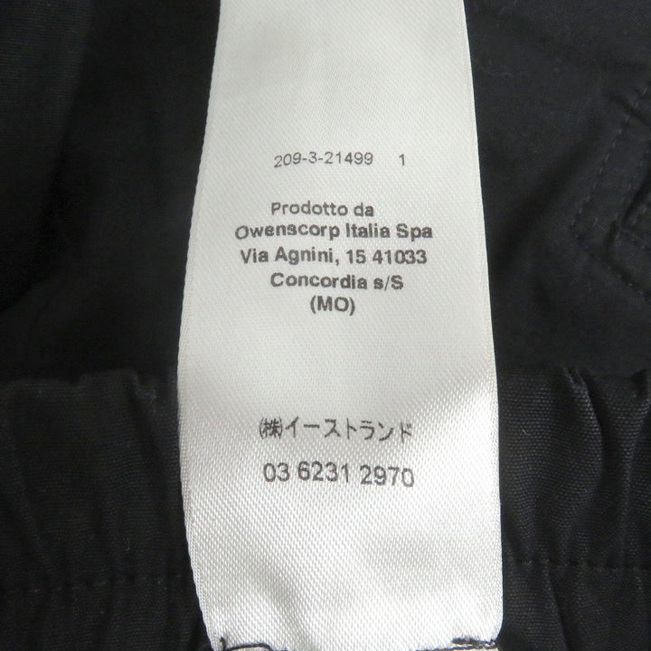 美品□Rick Owens リックオウエンス 23SS RU01C4337 マストドンメガカーゴロングパンツ ブラック 48 イタリア製 正規品 メンズ オススメ