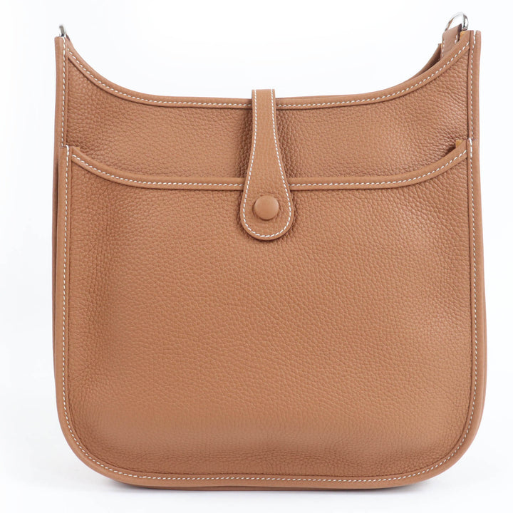 未使用品☆HERMES エルメス エブリン 3PM トリヨンクレマンス ゴールド シルバー金具 ショルダーバッグ K刻印 フランス製 レディース