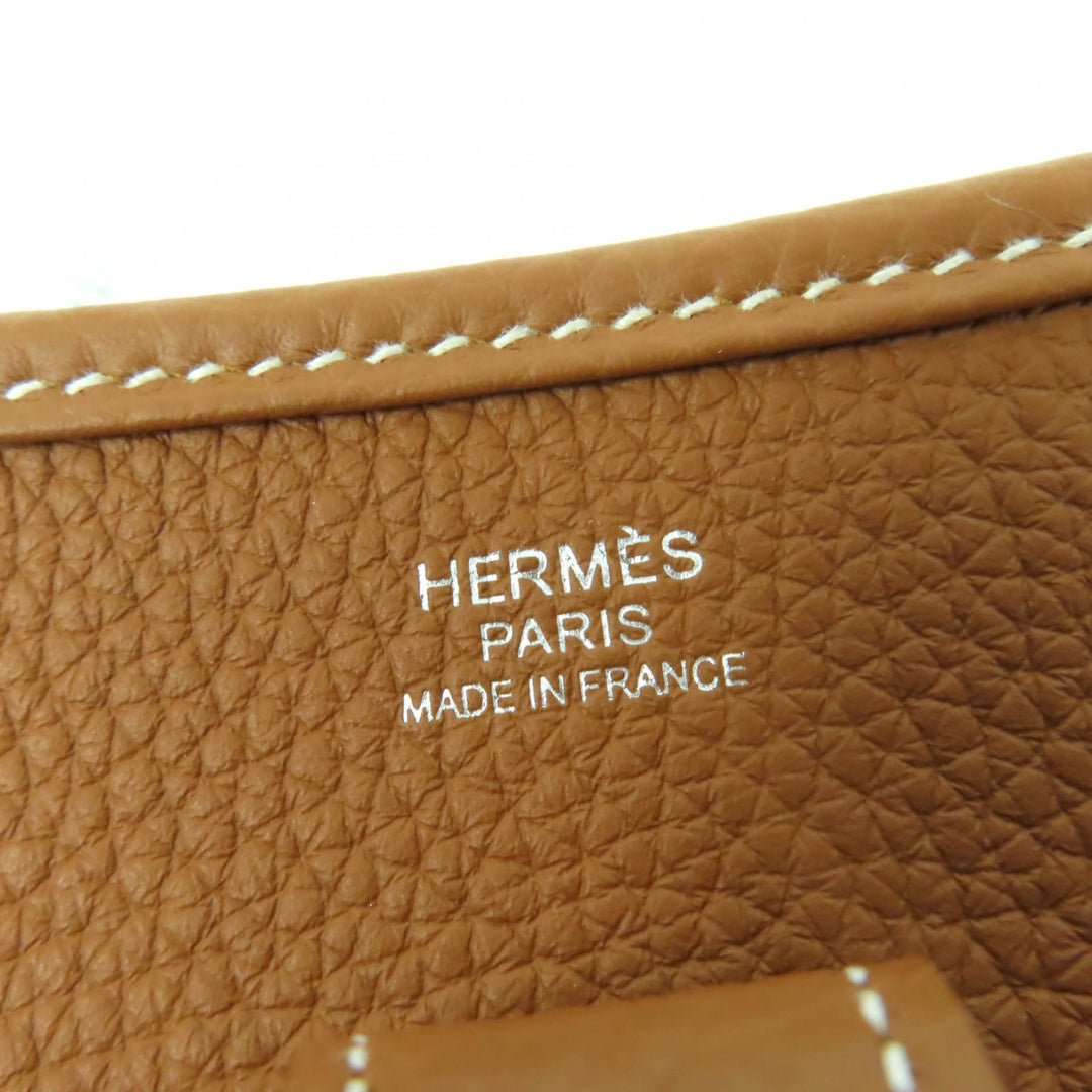 未使用品☆HERMES エルメス エブリン 3PM トリヨンクレマンス ゴールド シルバー金具 ショルダーバッグ K刻印 フランス製 レディース