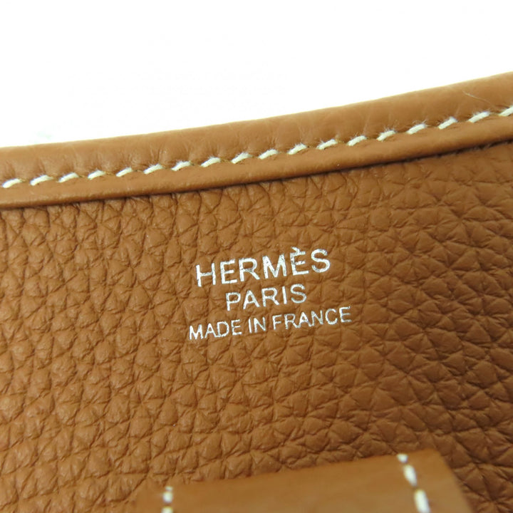 未使用品☆HERMES エルメス エブリン 3PM トリヨンクレマンス ゴールド シルバー金具 ショルダーバッグ K刻印 フランス製 レディース