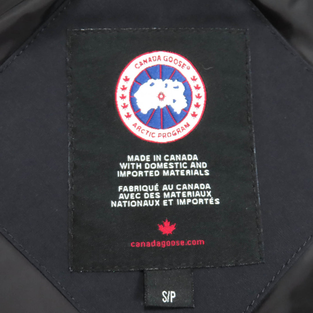 良品◇CANADA GOOSE カナダグース 2302JL MACKENZIE PARKA マッケンジー パーカ フード・ファー・ロゴワッペン付 ダウンコート S 正規品
