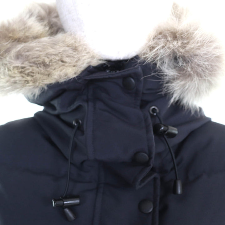 良品◇CANADA GOOSE カナダグース 2302JL MACKENZIE PARKA マッケンジー パーカ フード・ファー・ロゴワッペン付 ダウンコート S 正規品