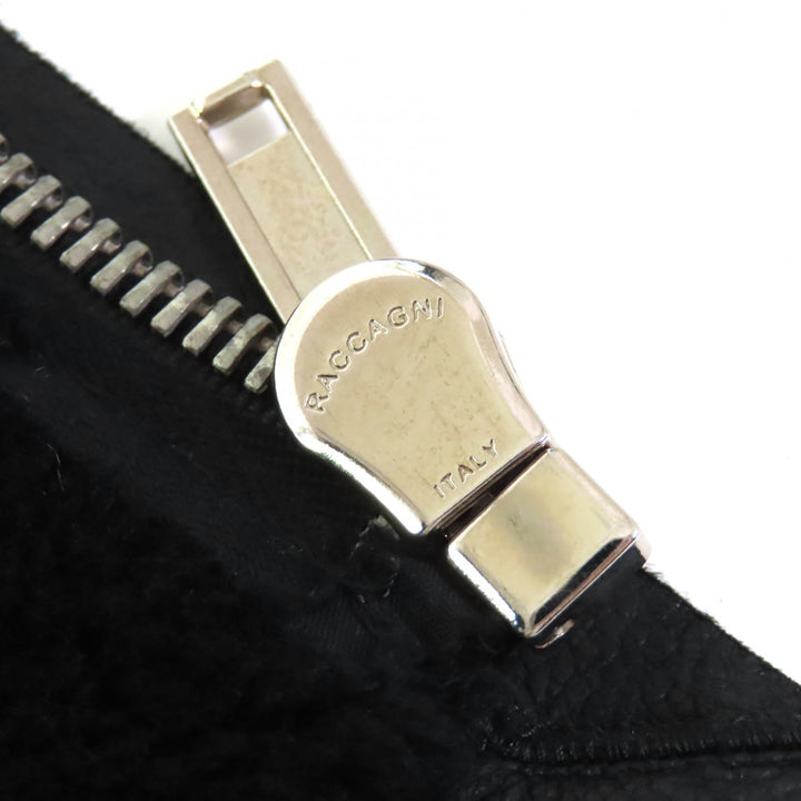 美品△Rick Owens リックオウエンス RP2718 アーカイブ ムートン ライダースジャケット ブラック 42 イタリア製 レディース