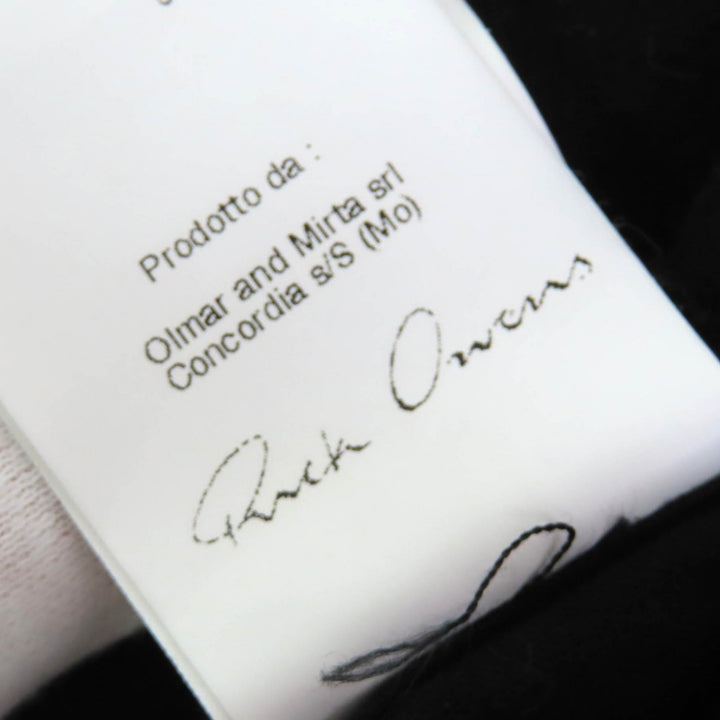 美品△Rick Owens リックオウエンス RP2718 アーカイブ ムートン ライダースジャケット ブラック 42 イタリア製 レディース