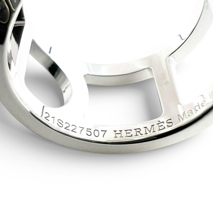 極美品▲HERMES エルメス 2021年製 エヴァーシェーヌダンクル AG925 リング・指輪 シルバー 48 8号サイズ相当 重量5.6g レディース