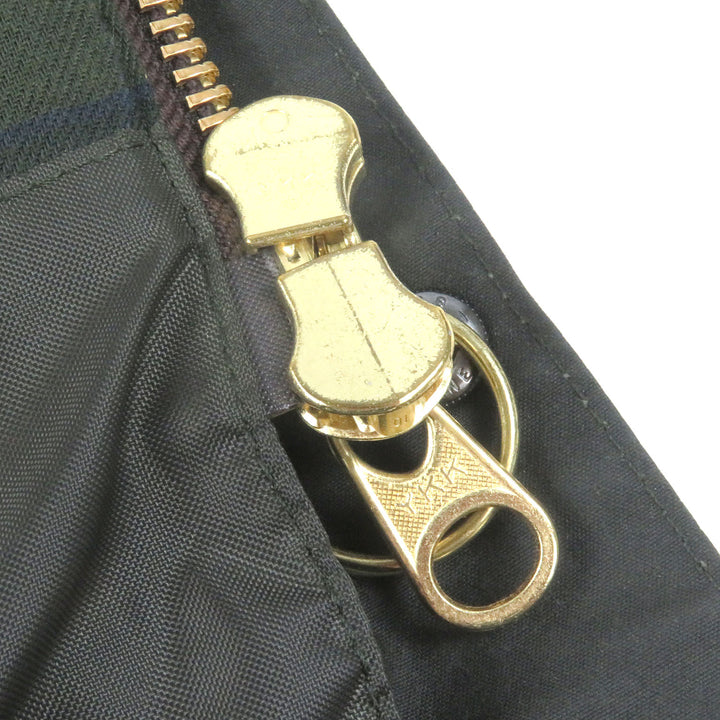 美品□Barbour バブアー 21AW MWX0008SG91 BORDER WAX JACKET 襟コーデュロイ オイルドジャケット カーキ 36 英国製 正規品　メンズ