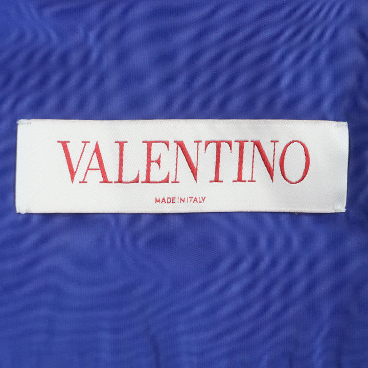 未使用品▼VALENTINO ヴァレンティノ 1V3CIL958LF Vロゴシグネチャー ZIPUP ブルゾン ナイロンジャケット ブルー 44 正規品 メンズ