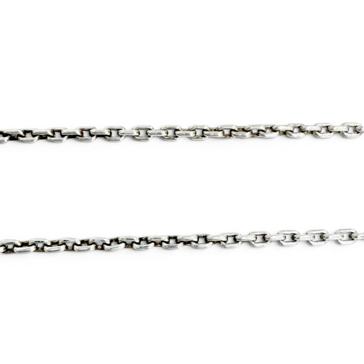 美品△TIFFANY&amp;Co. ティファニー ハードウェア フレッシュ ウォーター パール リンク ペンダント ネックレス AG925 シルバー 重量5.3g