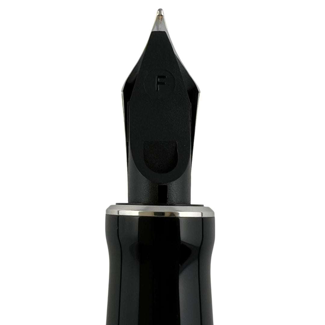 極美品▲PARKER パーカー デュオフォールド クラシック ビッグレッドCT センテニアル ペン先18K Fニブ 万年筆 オレンジ シルバー 仏製