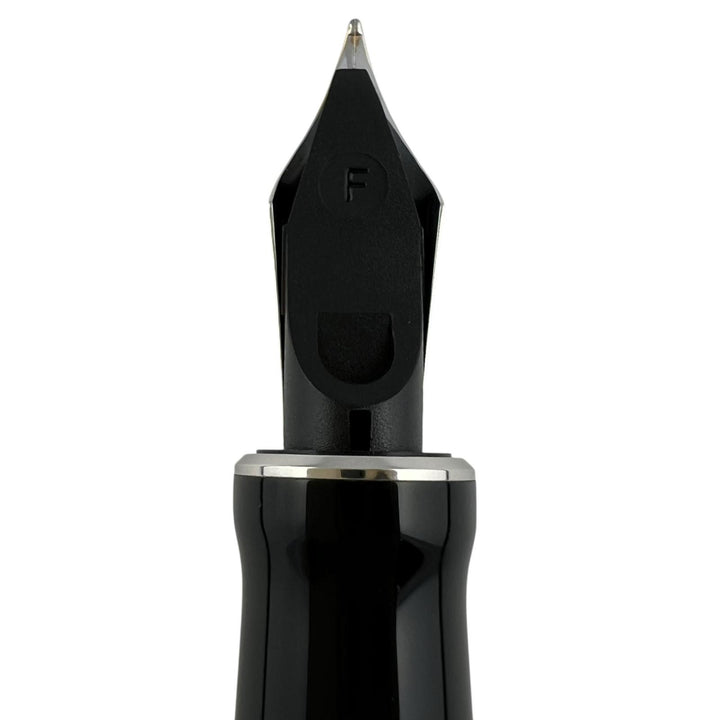 極美品▲PARKER パーカー デュオフォールド クラシック ビッグレッドCT センテニアル ペン先18K Fニブ 万年筆 オレンジ シルバー 仏製