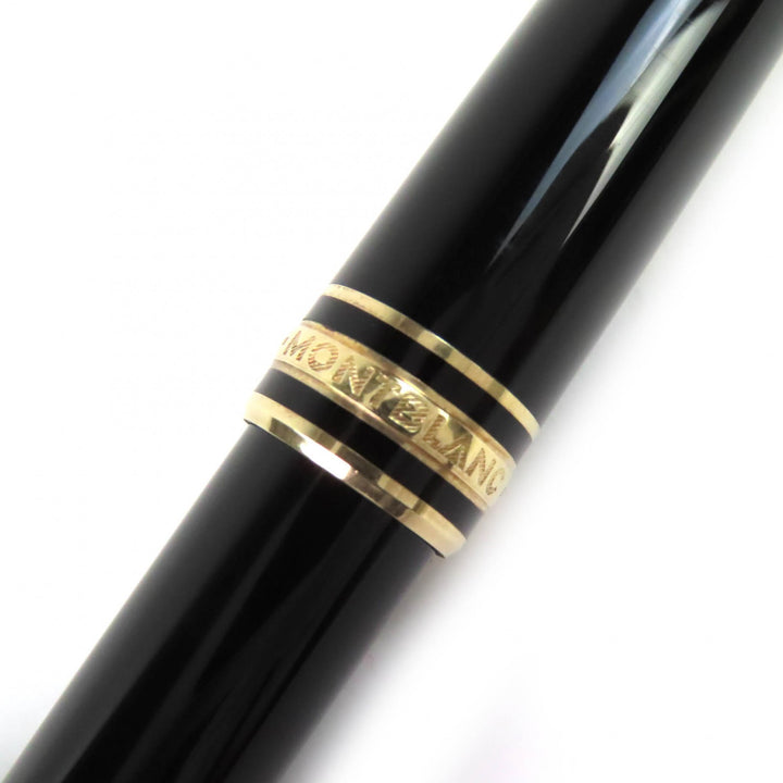 良品△MONTBLANC モンブラン マイスターシュティック クラシック ホワイトスター ツイスト式 ボールペン ブラック ゴールド 筆記確認済み