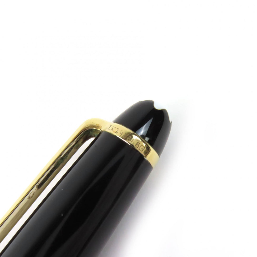 良品△MONTBLANC モンブラン マイスターシュティック クラシック ホワイトスター ツイスト式 ボールペン ブラック ゴールド 筆記確認済み
