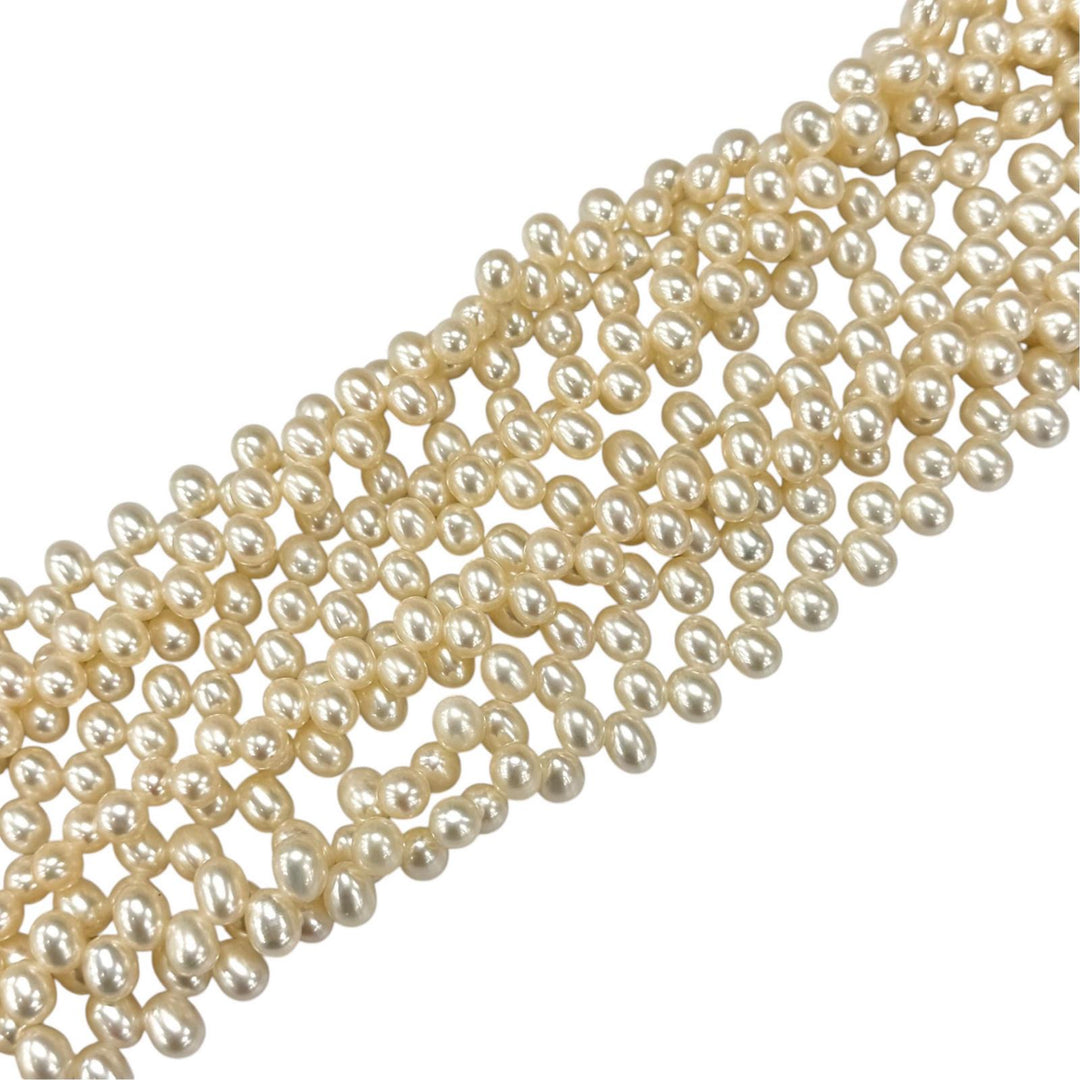美品★TIFFANY&amp;Co. ティファニー パロマピカソ パール 925 トルセード 8連 ネックレス アイボリー 重量195.5g レディース 箱・保存袋付き
