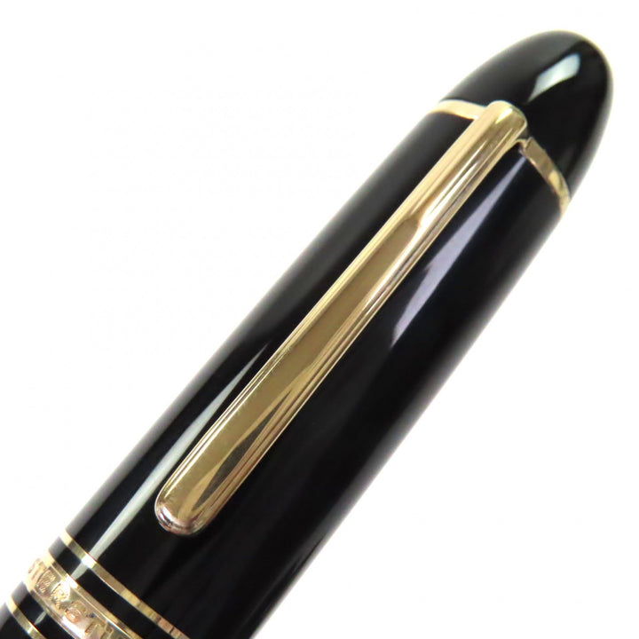 良品▼MONTBLANC モンブラン マイスターシュテュック 149 18K ホワイトスター 万年筆 ブラック ゴールド ドイツ製 メンズ