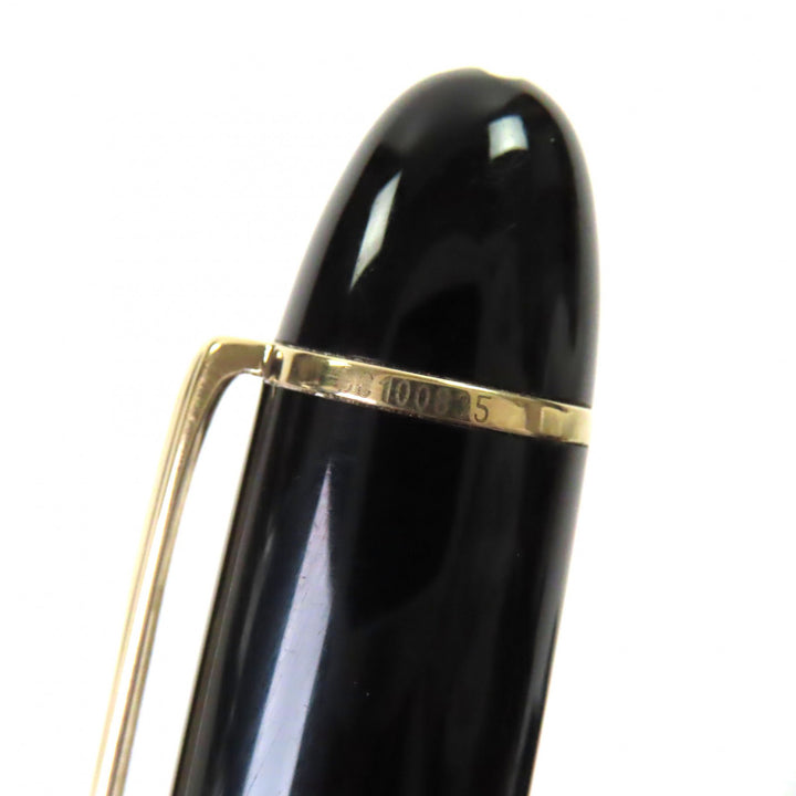 良品▼MONTBLANC モンブラン マイスターシュテュック 149 18K ホワイトスター 万年筆 ブラック ゴールド ドイツ製 メンズ