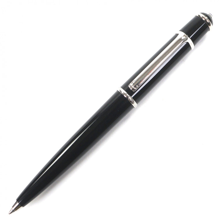 良品▼Cartier カルティエ ディアボロ ドゥ カルティエ ブルージェムストーン ツイスト式 ボールペン ブラック ドイツ製 筆記確認済み