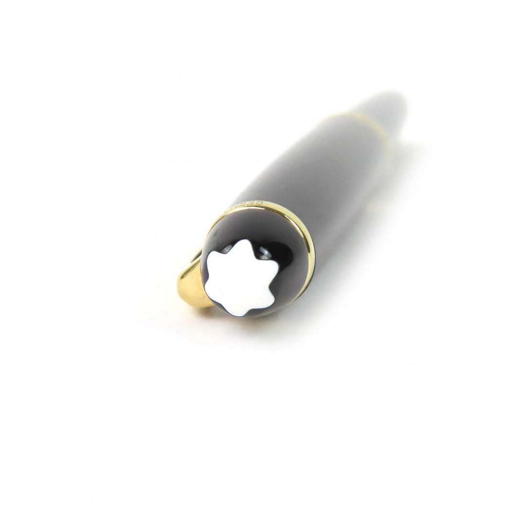 良品△MONTBLANC モンブラン マイスターシュテュック クラシック ペン先14K Ｍニブ ホワイトスター 万年筆 ブラック ゴールド ドイツ製