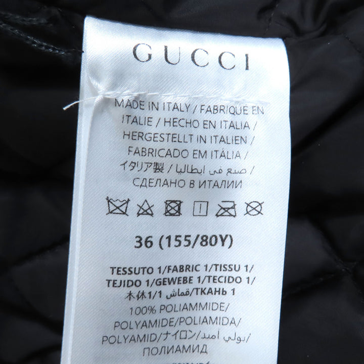 未使用品◇GUCCI グッチ 24SS 771447 リゾートコレクション 　メタリック ジップアップ ランウェイ着用 コート 36 イタリア製 正規品