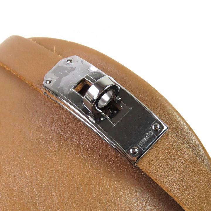 美品△HERMES エルメス ジャンピングブーツ シルバー金具 ケリーバックル レザー ロングブーツ ブラウン 35 イタリア製 レディース