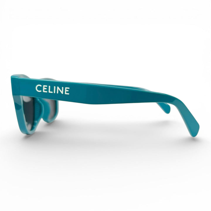 美品▲CELINE セリーヌ CL40249U MONOCHROMES モノクローム スクエア ウェリントンシェイプ サングラス 55□17 145 レディース