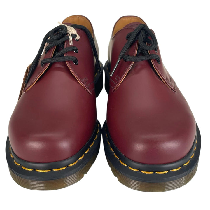 未使用品▲Dr.Martens ドクターマーチン 11838600 1461 3ホールシューズ イエローステッチ レザーシューズ チェリーレッド 5 レディース