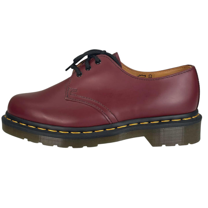 未使用品▲Dr.Martens ドクターマーチン 11838600 1461 3ホールシューズ イエローステッチ レザーシューズ チェリーレッド 5 レディース