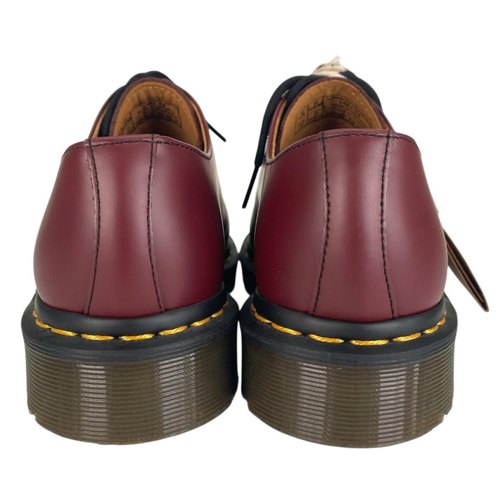 未使用品▲Dr.Martens ドクターマーチン 11838600 1461 3ホールシューズ イエローステッチ レザーシューズ チェリーレッド 5 レディース