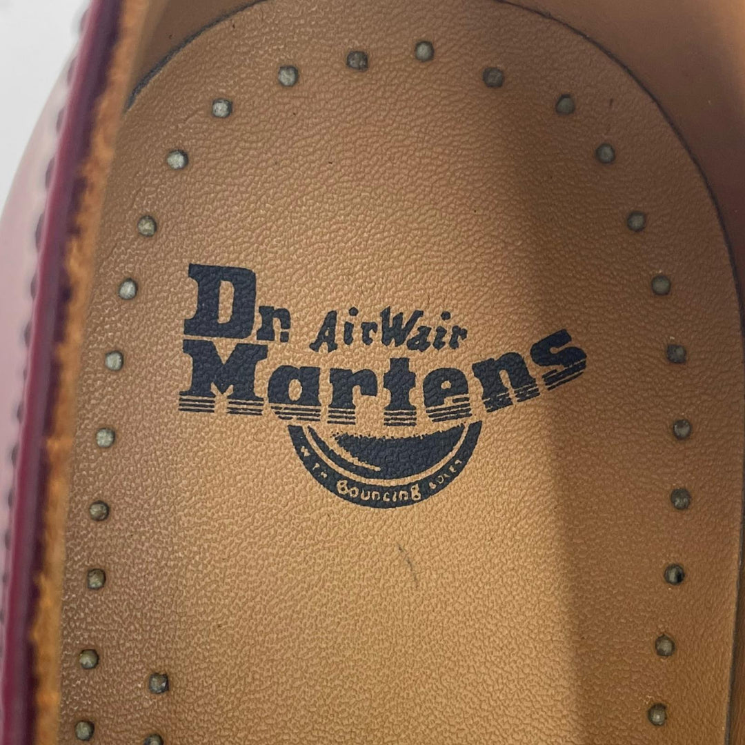 未使用品▲Dr.Martens ドクターマーチン 11838600 1461 3ホールシューズ イエローステッチ レザーシューズ チェリーレッド 5 レディース