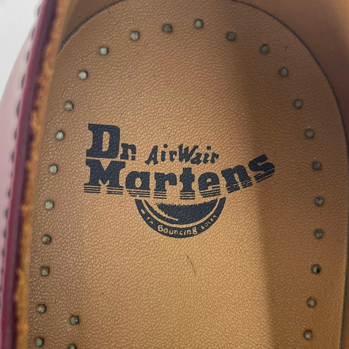 未使用品▲Dr.Martens ドクターマーチン 11838600 1461 3ホールシューズ イエローステッチ レザーシューズ チェリーレッド 5 レディース