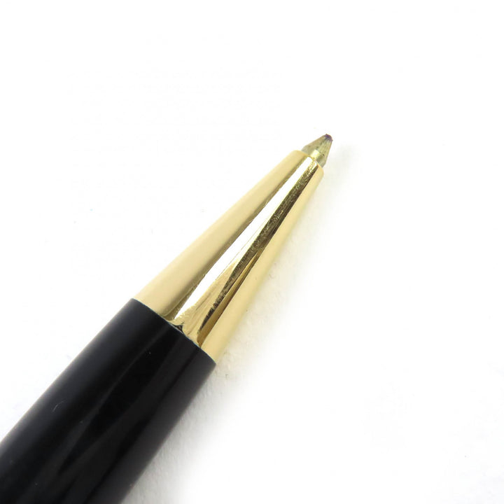 美品△MONTBLANC モンブラン マイスターシュテュック クラシック ホワイトスター ツイスト式 ボールペン ブラック ゴールド 筆記確認済み