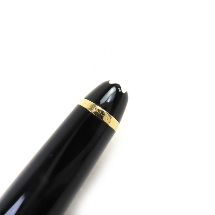 美品△MONTBLANC モンブラン マイスターシュテュック クラシック ホワイトスター ツイスト式 ボールペン ブラック ゴールド 筆記確認済み
