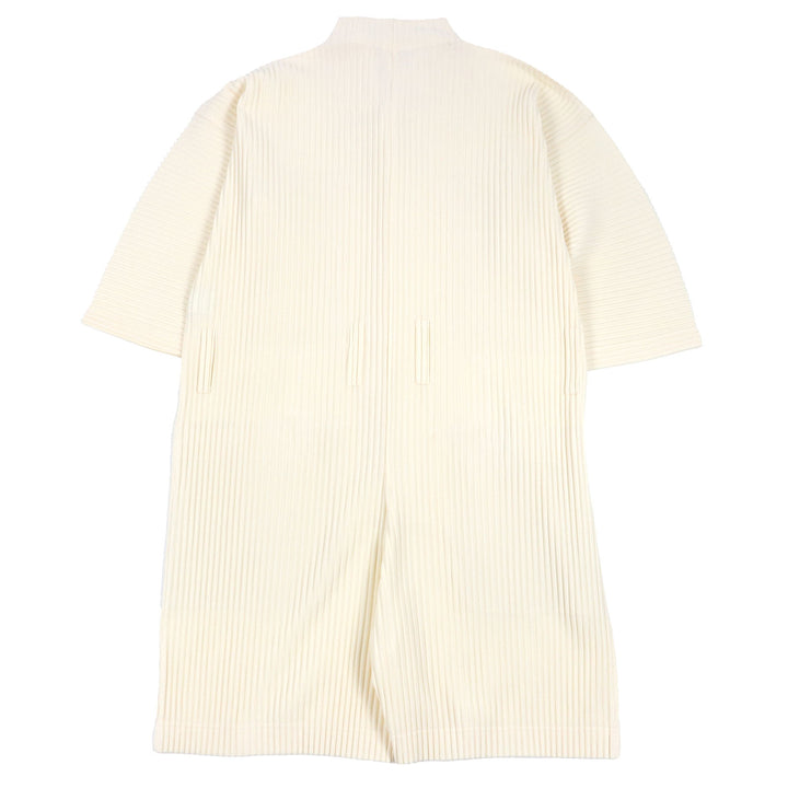 極美品□HOMME PLISSE ISSEY MIYAKE オム プリッセ イッセイミヤケ HP51JI141 PLEATS BOTTOMS 3 ジャンプスーツ ツナギ 3 日本製 正規品