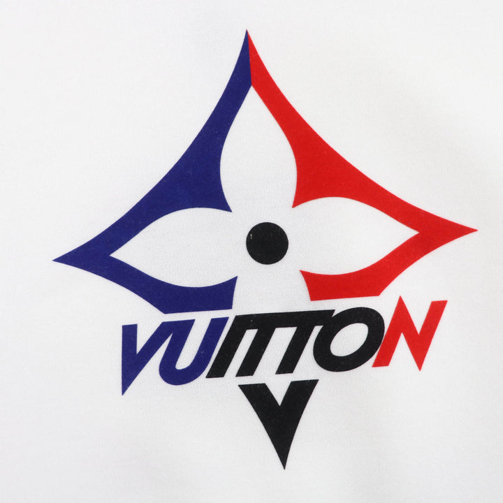 未使用品☆LOUIS VUITTON ルイヴィトン 24SS コットン LV スノーフレークスウェットシャツ ホワイト S イタリア製 正規品 レディース