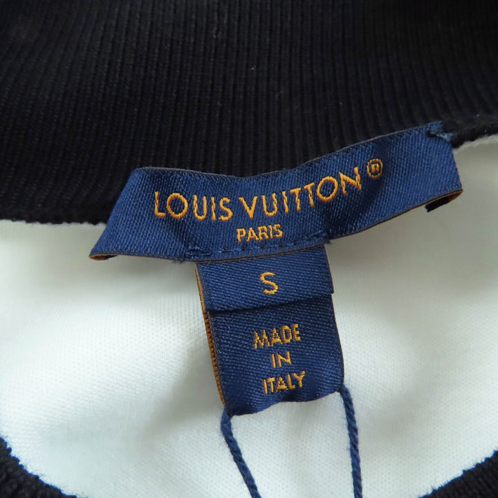 未使用品☆LOUIS VUITTON ルイヴィトン 24SS コットン LV スノーフレークスウェットシャツ ホワイト S イタリア製 正規品 レディース