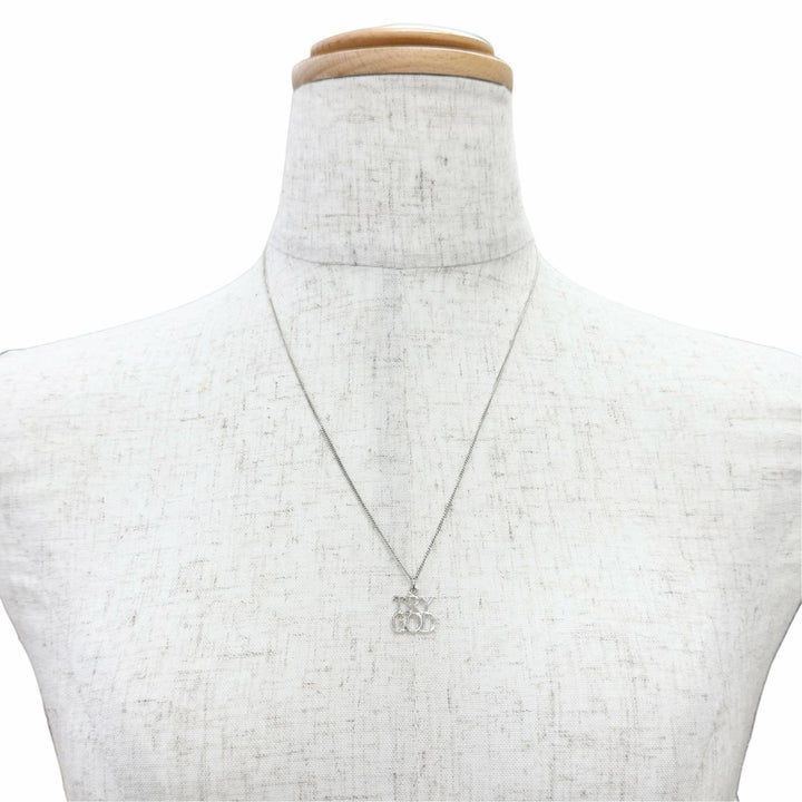 極美品△TIFFANY&amp;Co. ティファニー ヴィンテージ TRY GOD トップ STERLING SILVER ネックレス アクセサリー シルバー 重量3.49g オススメ
