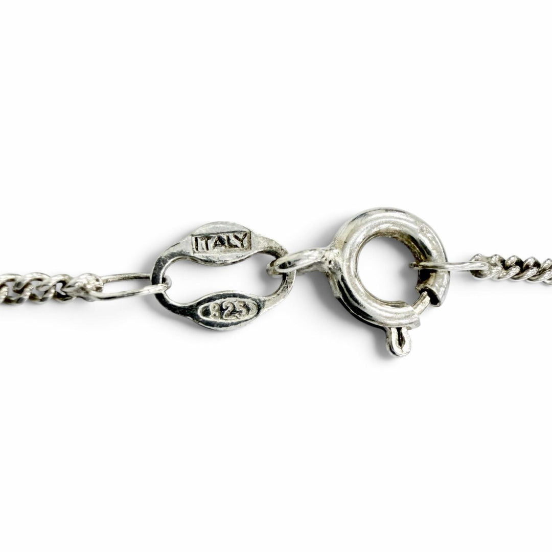 極美品△TIFFANY&amp;Co. ティファニー ヴィンテージ TRY GOD トップ STERLING SILVER ネックレス アクセサリー シルバー 重量3.49g オススメ