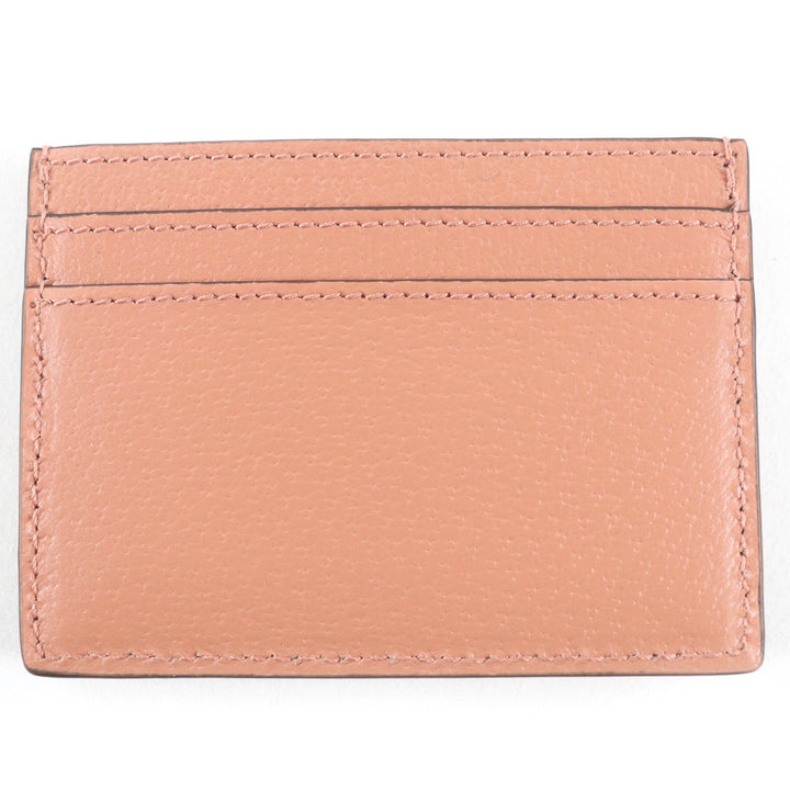 未使用品☆GUCCI グッチ 523159 レザー GGキャンバス GG柄 カードケース パスケース ピンク 箱・保存袋付き イタリア製 レディース