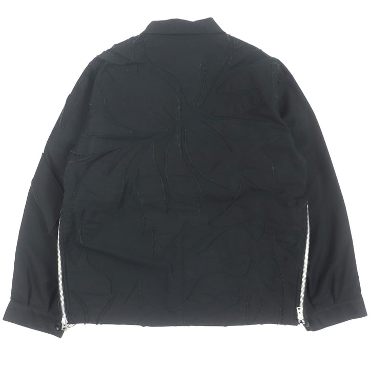 極美品▼Sacai サカイ 24SS 24-03304M Moleskin Embroidered Patch Jacket モールスキンエンブロイダリージャケット 3 正規品 メンズ