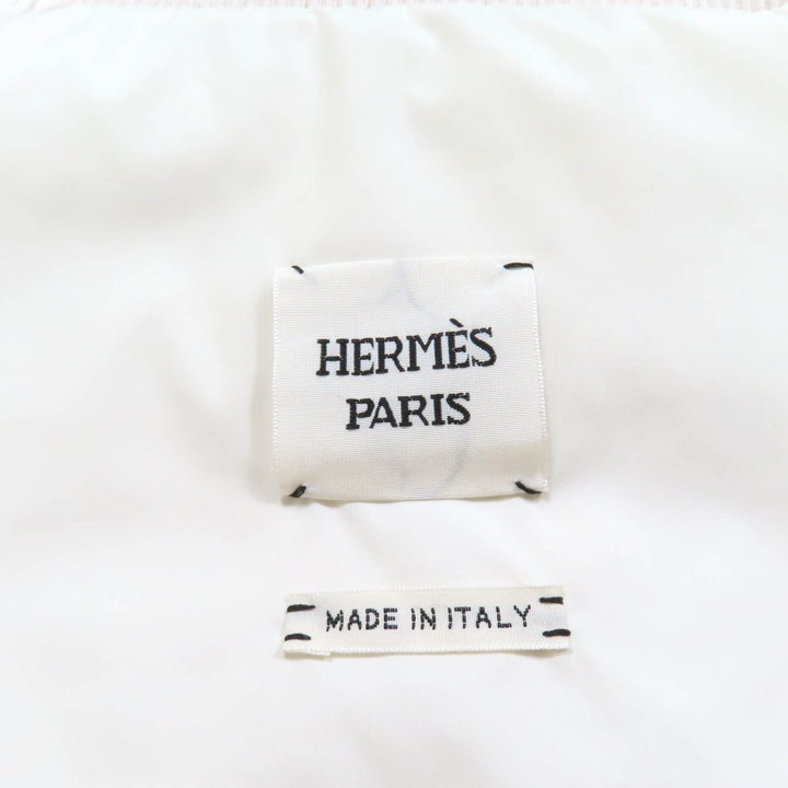 未使用品★HERMES エルメス 24AW 4H0169DR ポケッタブル セリエラバーパッチ付 ZIP UP ダウンベスト 34 ハンガー・ガーメント付 正規品