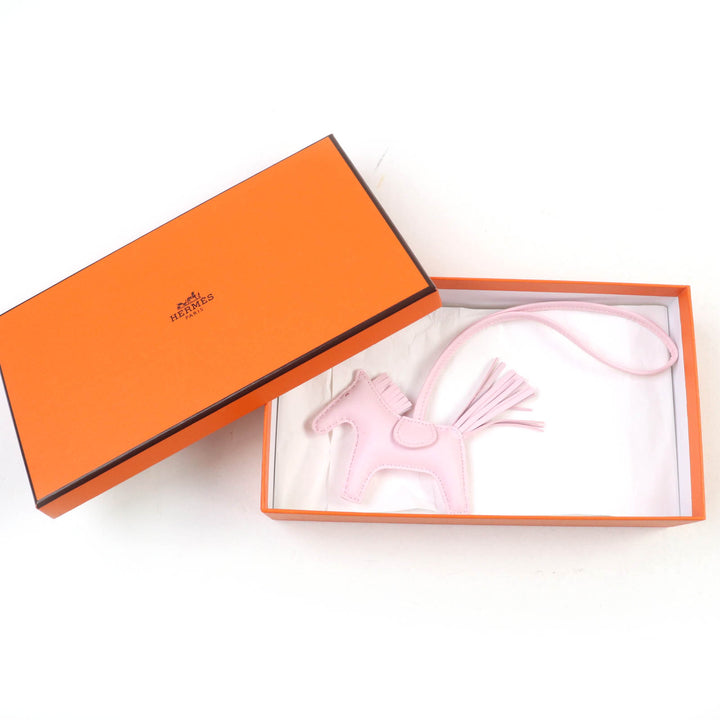 未使用品☆HERMES エルメス ロデオPM アニョーミロ ローズダーリン バッグチャーム W刻印 箱付き フランス製 レディース