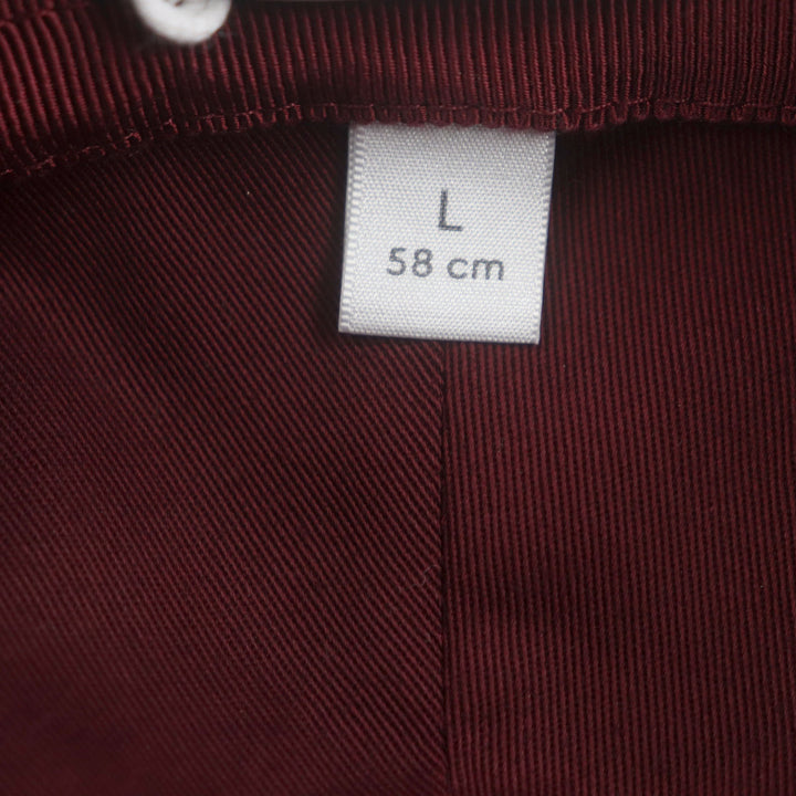 未使用品▼GUCCI グッチ 833280 GGモノグラム レザー使い 帽子 バケットハット ボルドー L 58cm 保存袋付き 伊製 正規品 ユニセックス