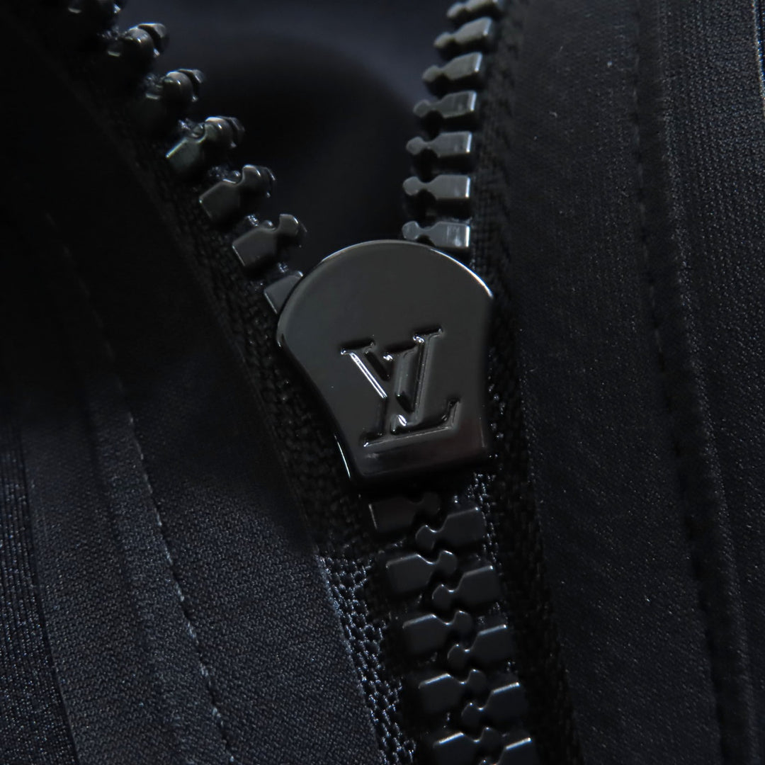 未使用品◇LOUIS VUITTON ルイヴィトン 23SS ヴィヴィドトリムロングスリーブトップ クロップド トップス ブラック 34 イタリア製 正規品
