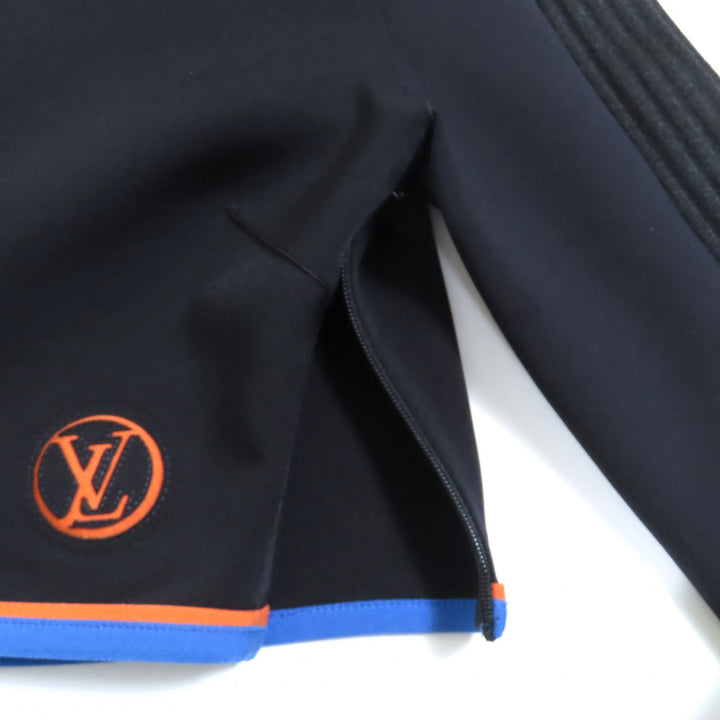 未使用品◇LOUIS VUITTON ルイヴィトン 23SS ヴィヴィドトリムロングスリーブトップ クロップド トップス ブラック 34 イタリア製 正規品