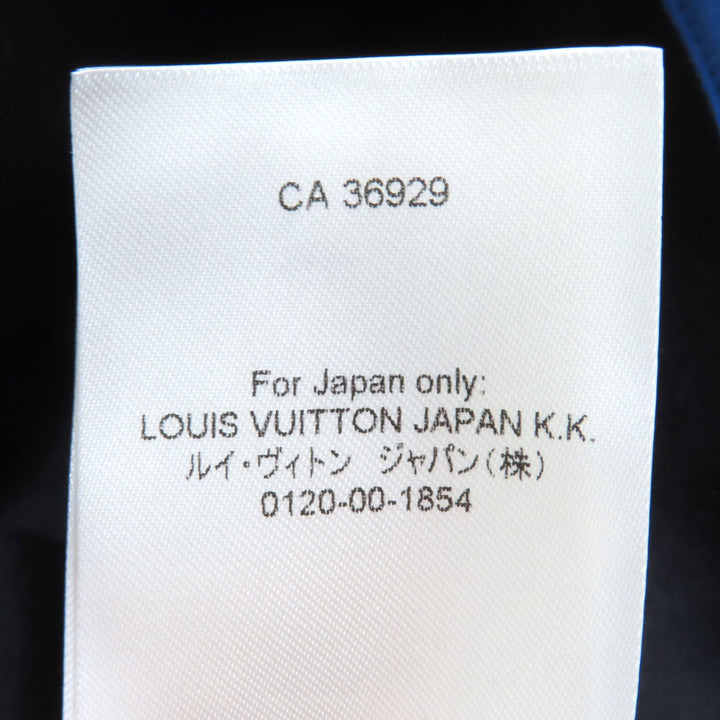 未使用品◇LOUIS VUITTON ルイヴィトン 23SS ヴィヴィドトリムロングスリーブトップ クロップド トップス ブラック 34 イタリア製 正規品