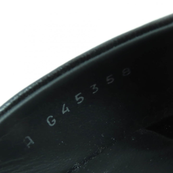 未使用品☆CHANEL シャネル G45358 ココマーク ミラーヒール レザー サンダル ブラック シルバー 37 箱・保存袋付 イタリア製 レディース