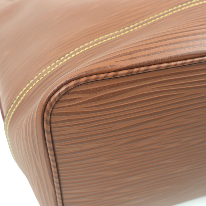 極美品□LOUIS VUITTON ルイヴィトン M23117 マキシ ノエ･スリング エピXL 2WAY レザー ショルダーバッグ ハンドバッグ 茶 フランス製