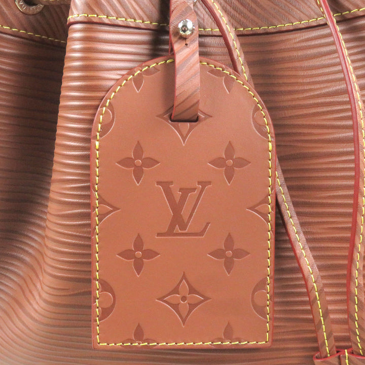 極美品□LOUIS VUITTON ルイヴィトン M23117 マキシ ノエ･スリング エピXL 2WAY レザー ショルダーバッグ ハンドバッグ 茶 フランス製